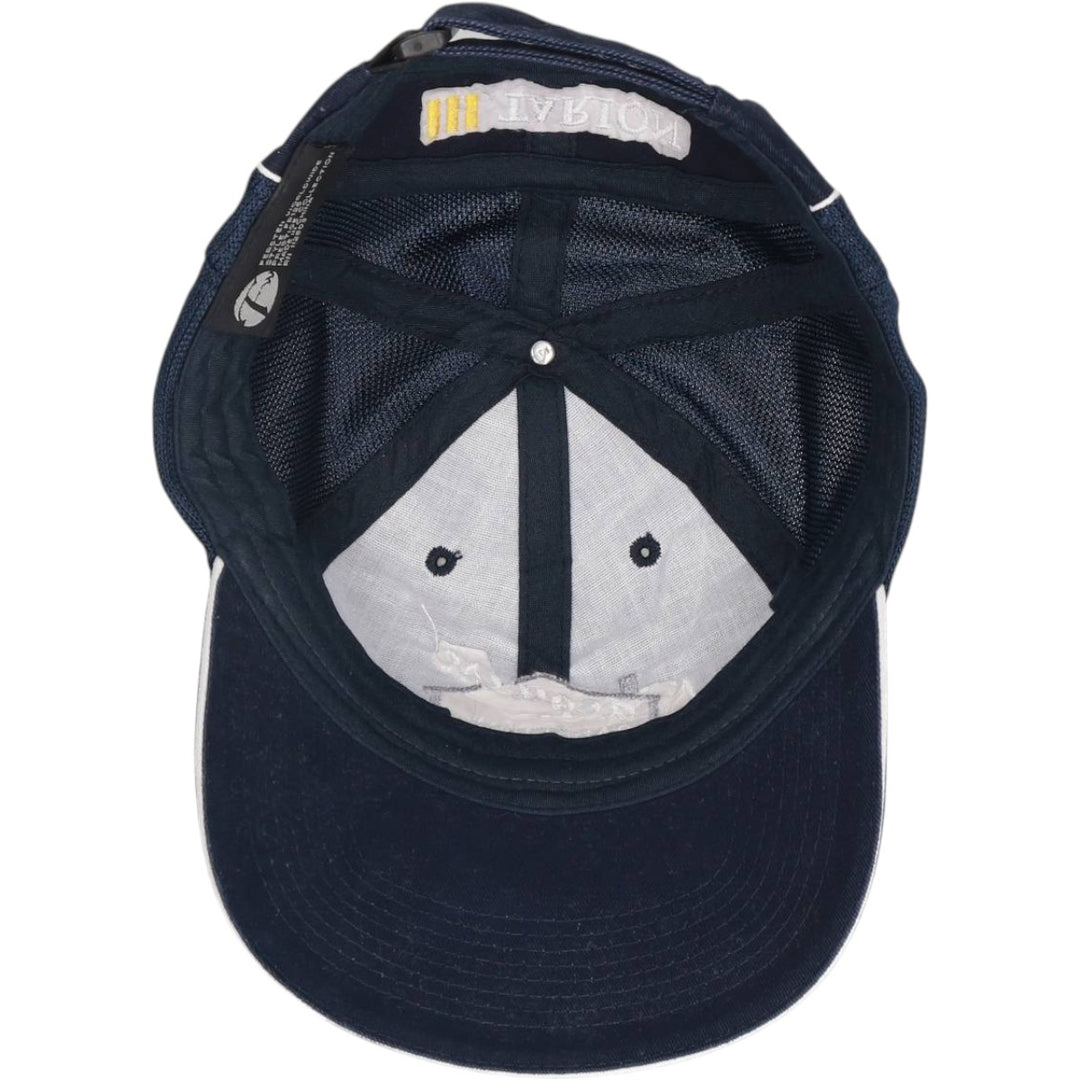 FERSTEN WORLDWIDE J. Lacourse CARPENTRY and SON INC TARION Advertising Mesh Cap (One Size Fits All) cotton navy blue type Vintage Second Hand