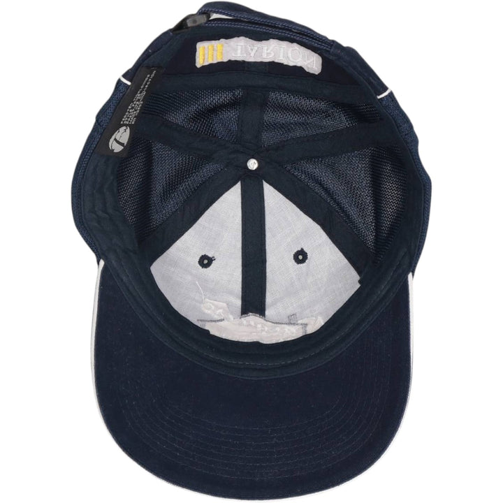 FERSTEN WORLDWIDE J. Lacourse CARPENTRY and SON INC TARION Advertising Mesh Cap (One Size Fits All) cotton navy blue type Vintage Second Hand