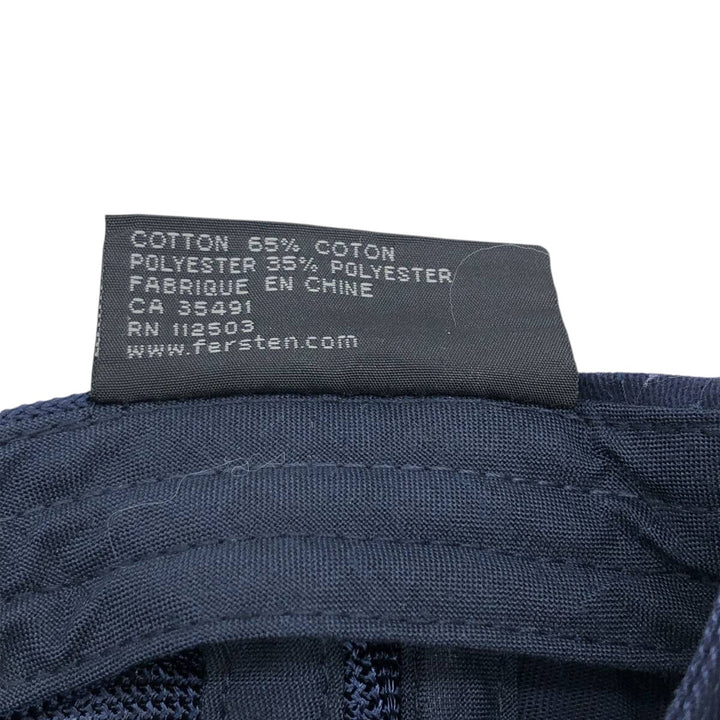 FERSTEN WORLDWIDE J. Lacourse CARPENTRY and SON INC TARION Advertising Mesh Cap (One Size Fits All) cotton navy blue type Vintage Second Hand