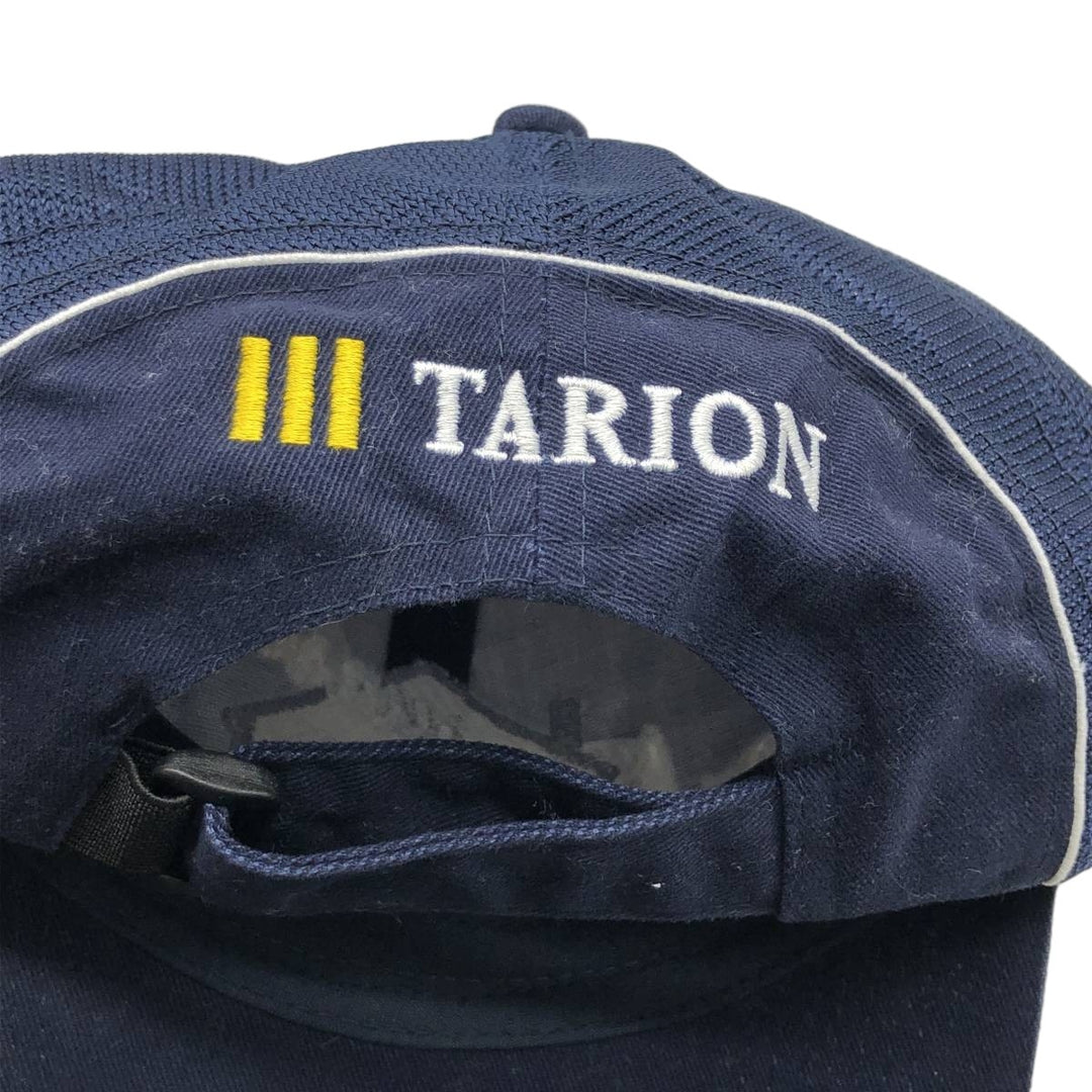 FERSTEN WORLDWIDE J. Lacourse CARPENTRY and SON INC TARION Advertising Mesh Cap (One Size Fits All) cotton navy blue type Vintage Second Hand