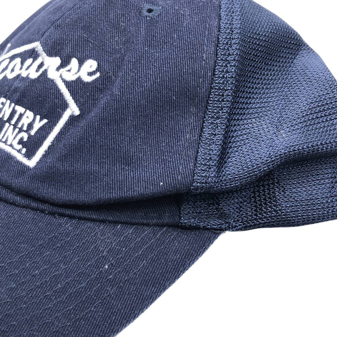 FERSTEN WORLDWIDE J. Lacourse CARPENTRY and SON INC TARION Advertising Mesh Cap (One Size Fits All) cotton navy blue type Vintage Second Hand