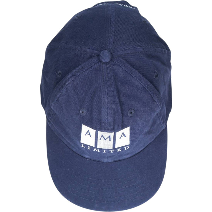 Zkapz AMA LIMITED Advertising Baseball Cap, 6-Panel Cap, One Size Fits All unclear navy blue type Vintage Second Hand