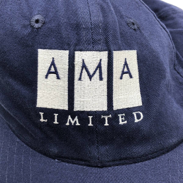 Zkapz AMA LIMITED Advertising Baseball Cap, 6-Panel Cap, One Size Fits All unclear navy blue type Vintage Second Hand
