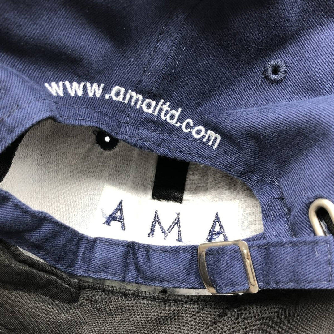 Zkapz AMA LIMITED Advertising Baseball Cap, 6-Panel Cap, One Size Fits All unclear navy blue type Vintage Second Hand