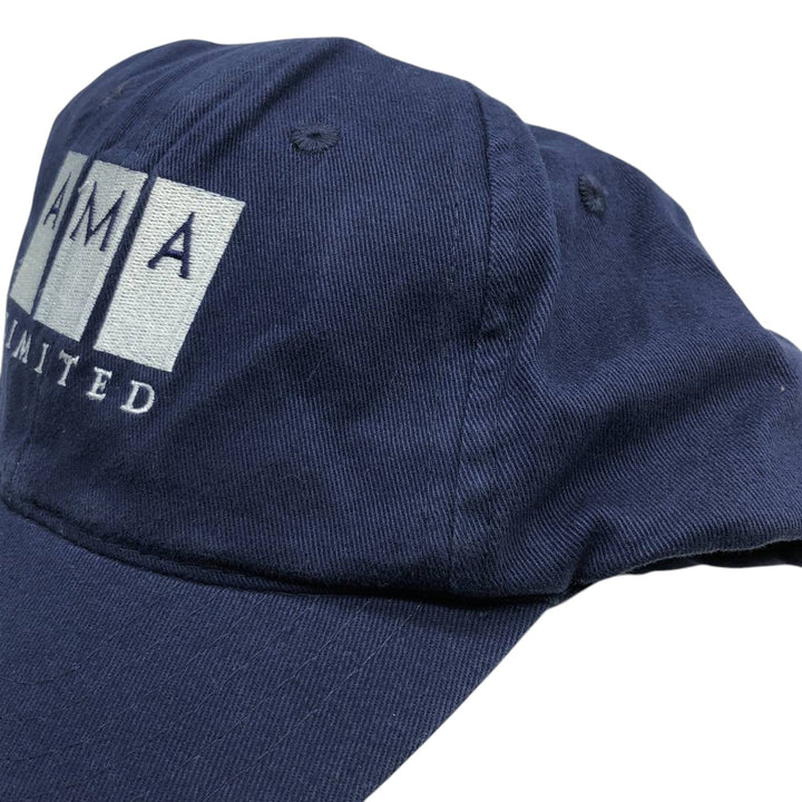 Zkapz AMA LIMITED Advertising Baseball Cap, 6-Panel Cap, One Size Fits All unclear navy blue type Vintage Second Hand