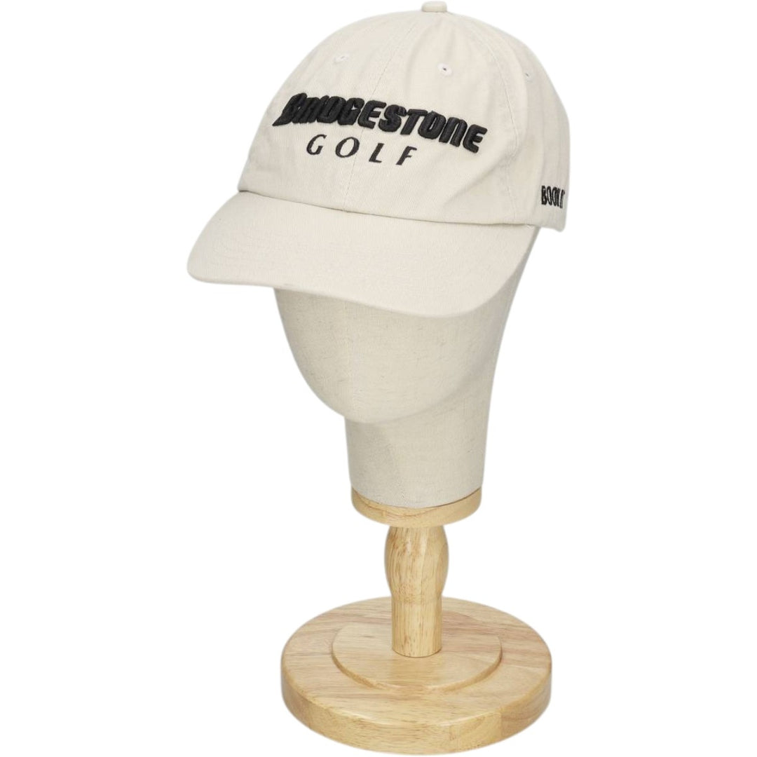 BRIDGESTONE Advertising Baseball Cap, 6-Panel Cap, One Size Fits All unclear Beige type Vintage Second Hand