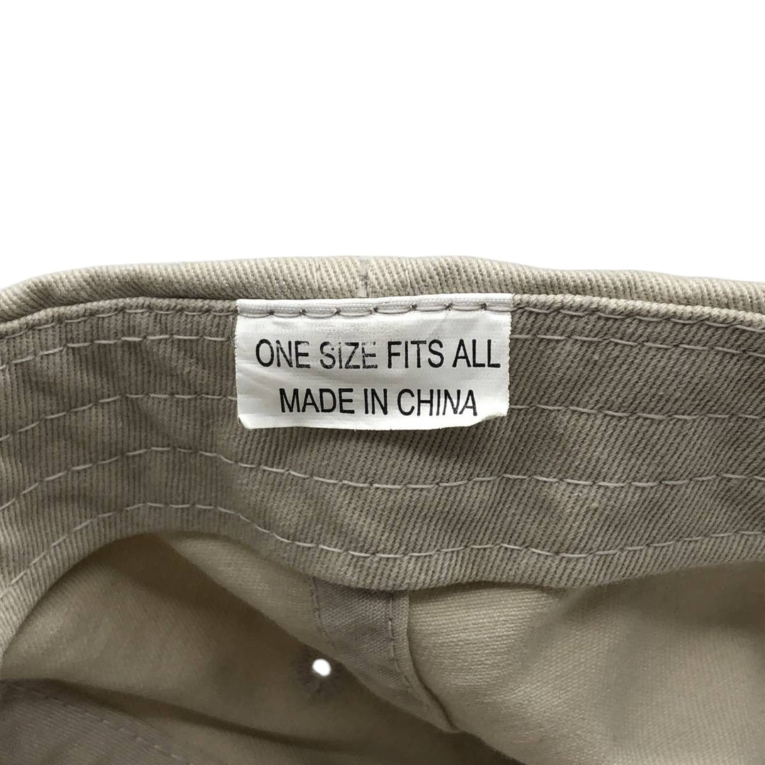 BRIDGESTONE Advertising Baseball Cap, 6-Panel Cap, One Size Fits All unclear Beige type Vintage Second Hand