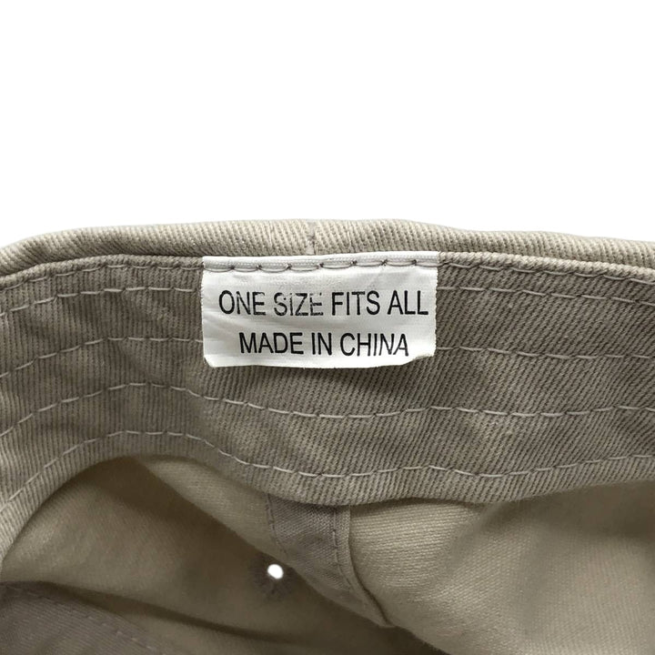 BRIDGESTONE Advertising Baseball Cap, 6-Panel Cap, One Size Fits All unclear Beige type Vintage Second Hand