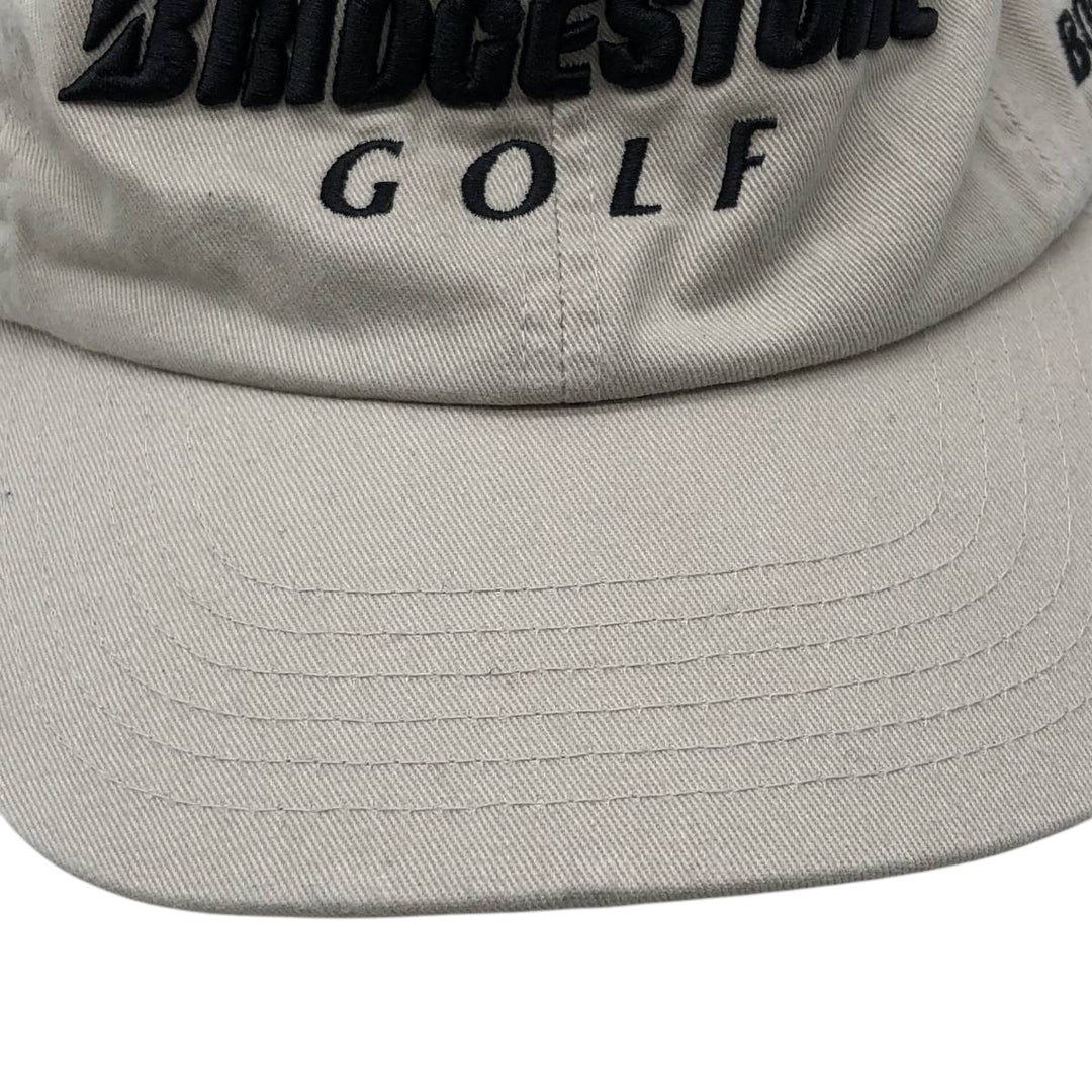 BRIDGESTONE Advertising Baseball Cap, 6-Panel Cap, One Size Fits All unclear Beige type Vintage Second Hand
