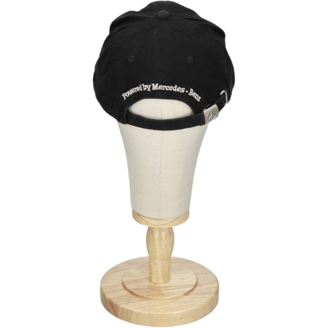 MERCEDES BENZ Advertising Baseball Cap, 6-Panel Cap, One Size Fits All cotton black type Vintage Second Hand
