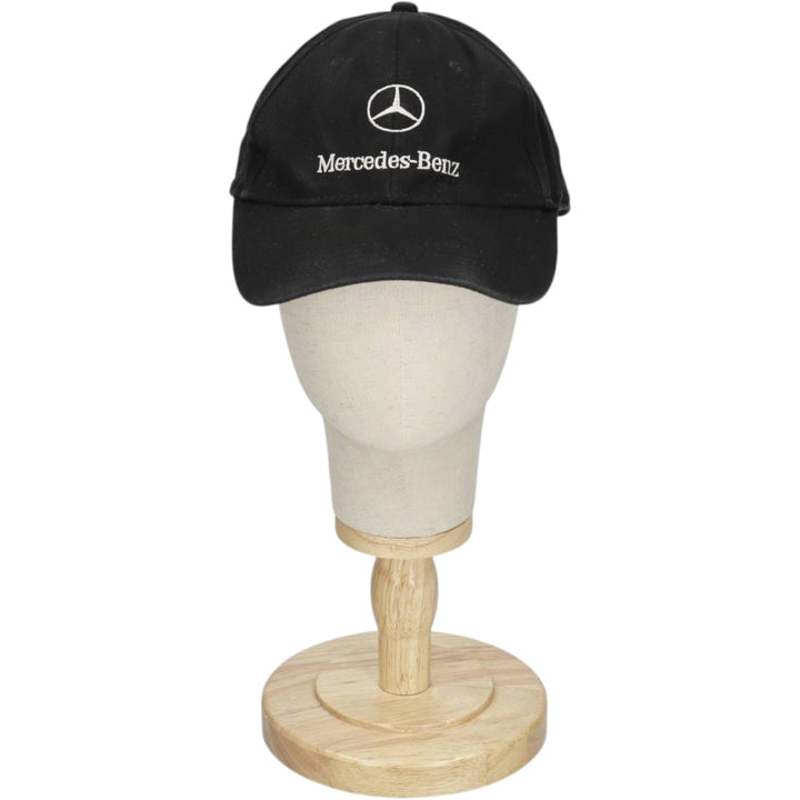 MERCEDES BENZ Advertising Baseball Cap, 6-Panel Cap, One Size Fits All cotton black type Vintage Second Hand