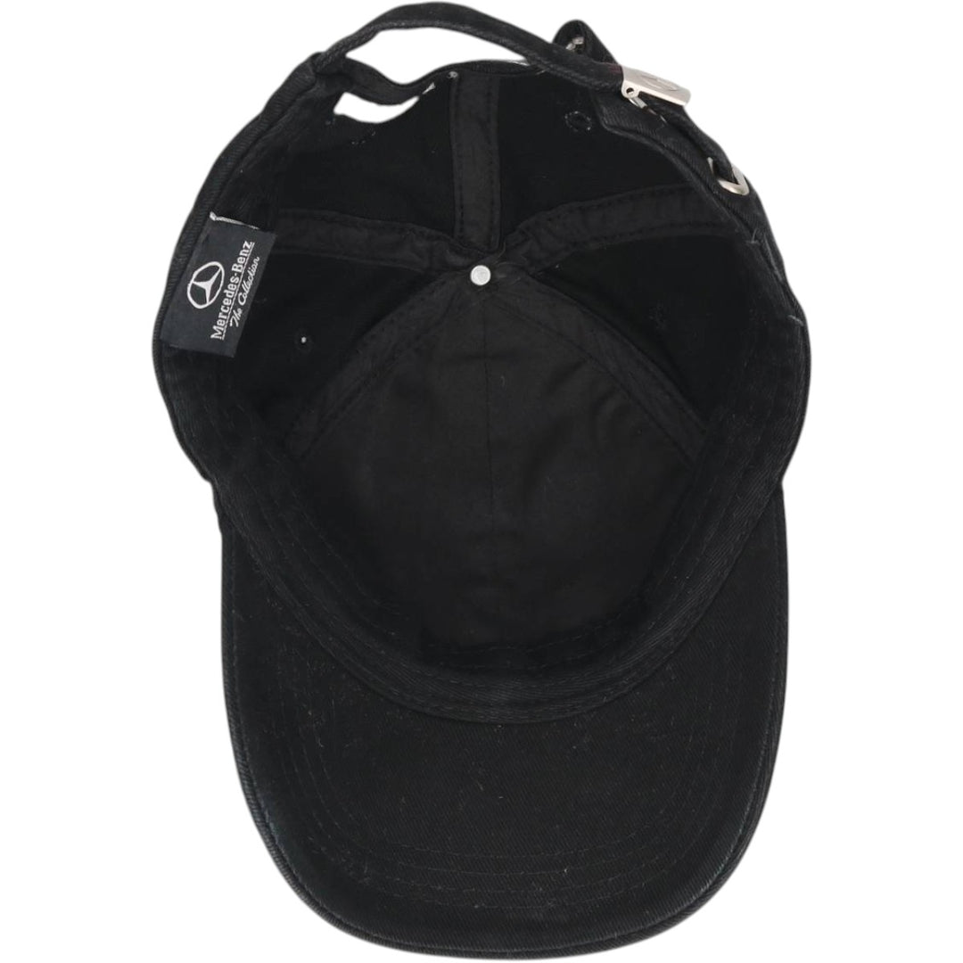 MERCEDES BENZ Advertising Baseball Cap, 6-Panel Cap, One Size Fits All cotton black type Vintage Second Hand