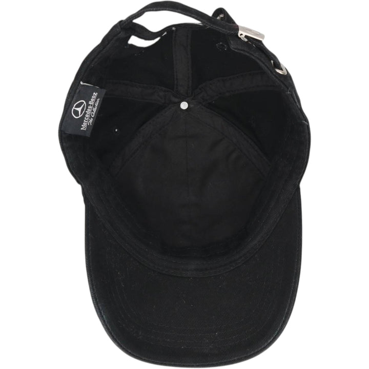 MERCEDES BENZ Advertising Baseball Cap, 6-Panel Cap, One Size Fits All cotton black type Vintage Second Hand