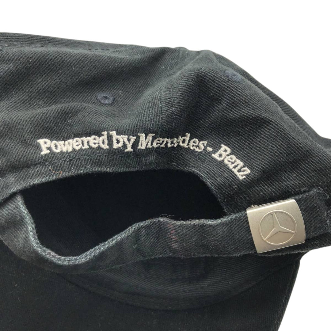 MERCEDES BENZ Advertising Baseball Cap, 6-Panel Cap, One Size Fits All cotton black type Vintage Second Hand
