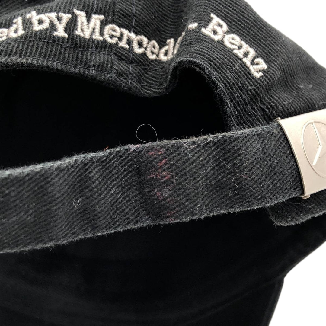 MERCEDES BENZ Advertising Baseball Cap, 6-Panel Cap, One Size Fits All cotton black type Vintage Second Hand