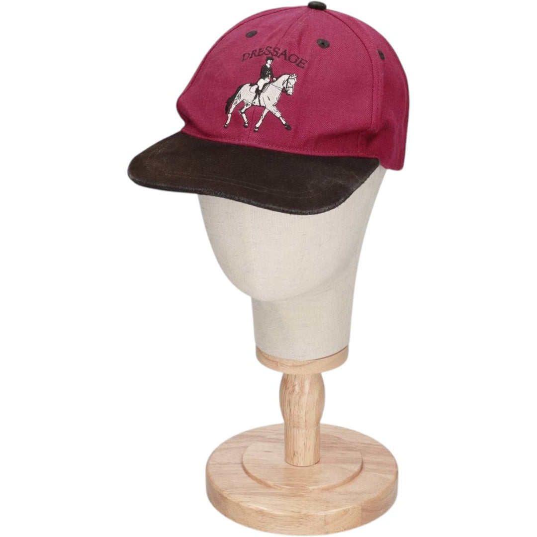 Two-tone baseball cap, 6-panel cap, one size fits all, vintage style. unclear wine-red Vintage Second Hand