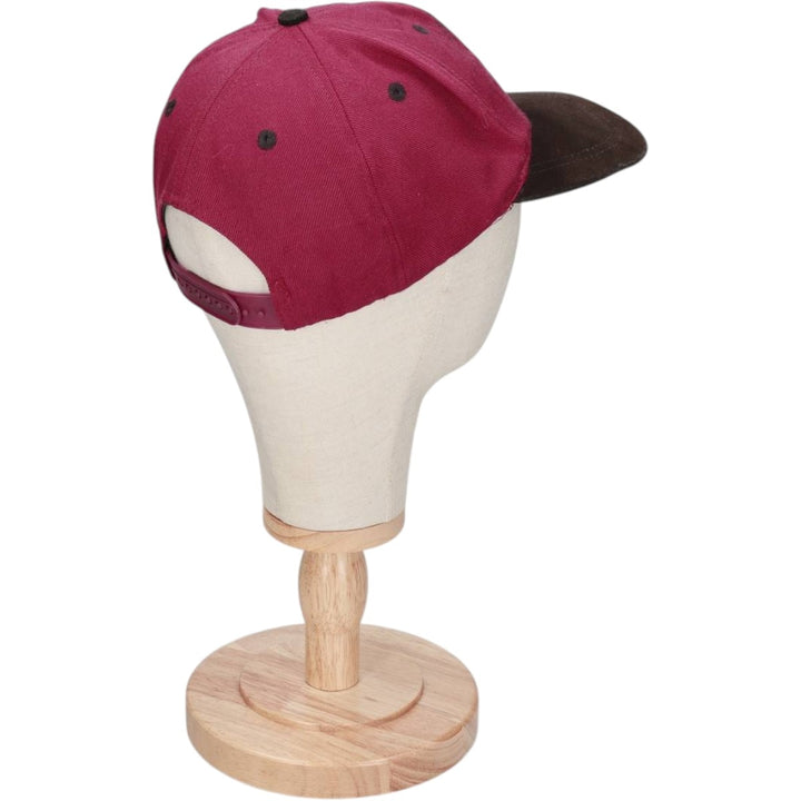 Two-tone baseball cap, 6-panel cap, one size fits all, vintage style. unclear wine-red Vintage Second Hand