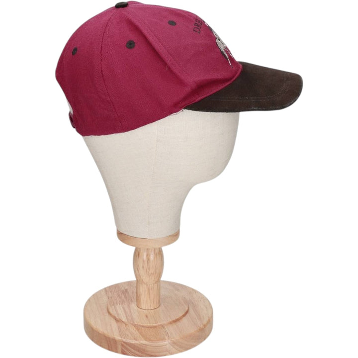 Two-tone baseball cap, 6-panel cap, one size fits all, vintage style. unclear wine-red Vintage Second Hand
