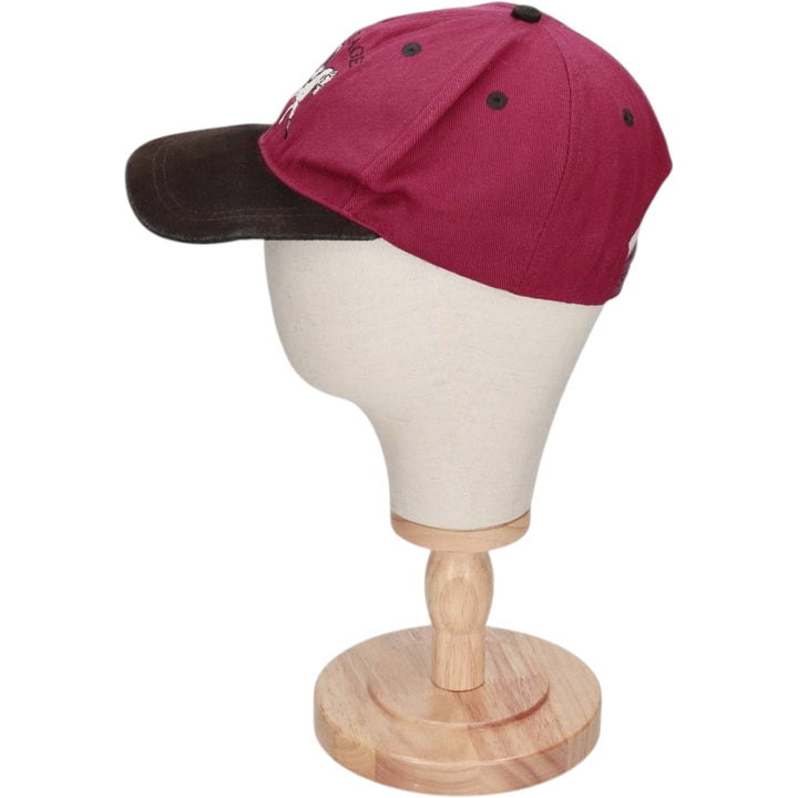 Two-tone baseball cap, 6-panel cap, one size fits all, vintage style. unclear wine-red Vintage Second Hand