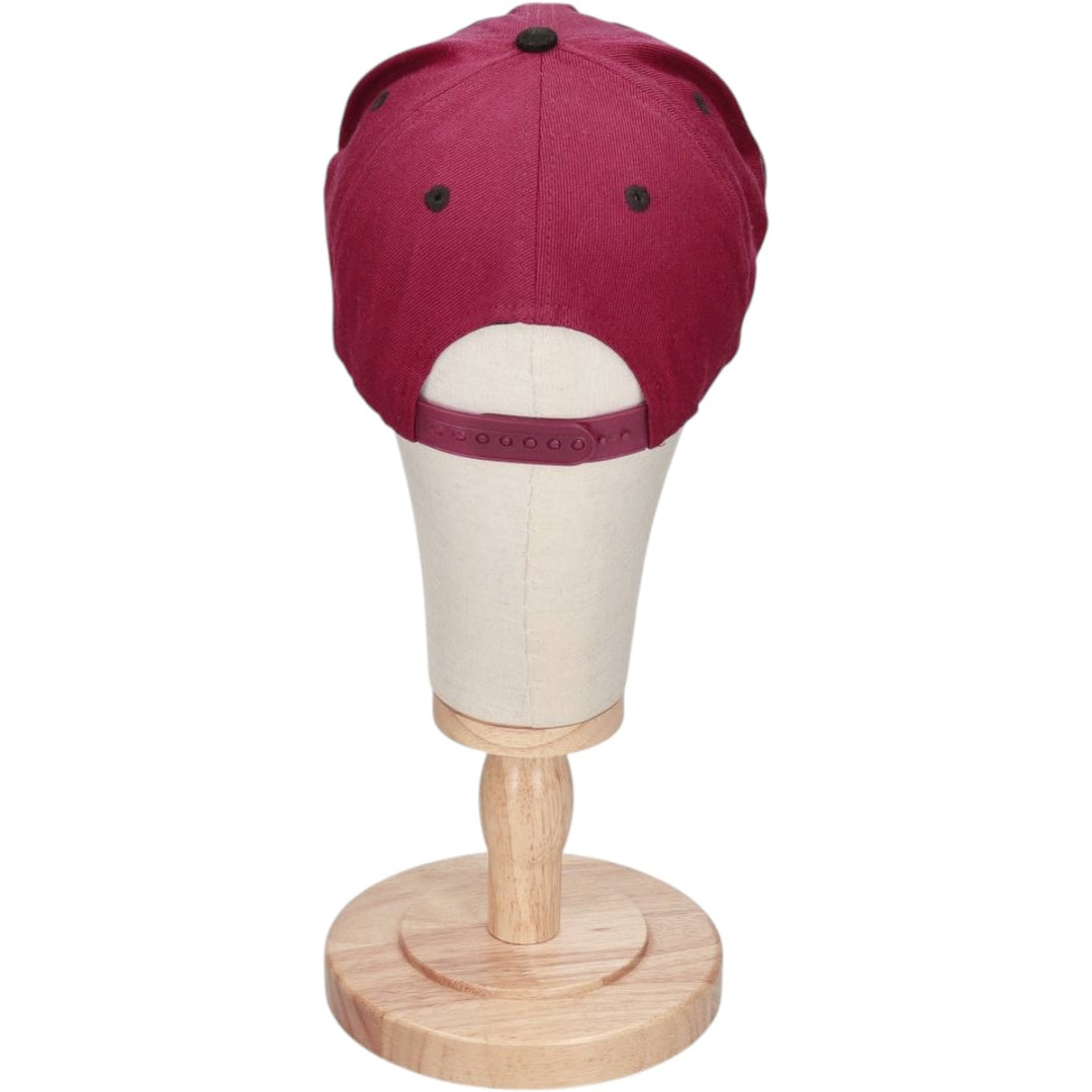 Two-tone baseball cap, 6-panel cap, one size fits all, vintage style. unclear wine-red Vintage Second Hand