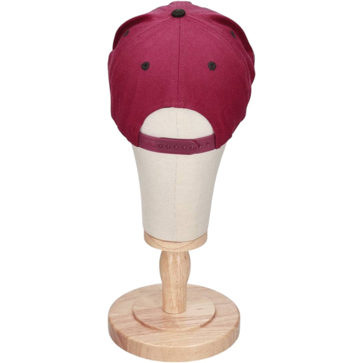 Two-tone baseball cap, 6-panel cap, one size fits all, vintage style. unclear wine-red Vintage Second Hand