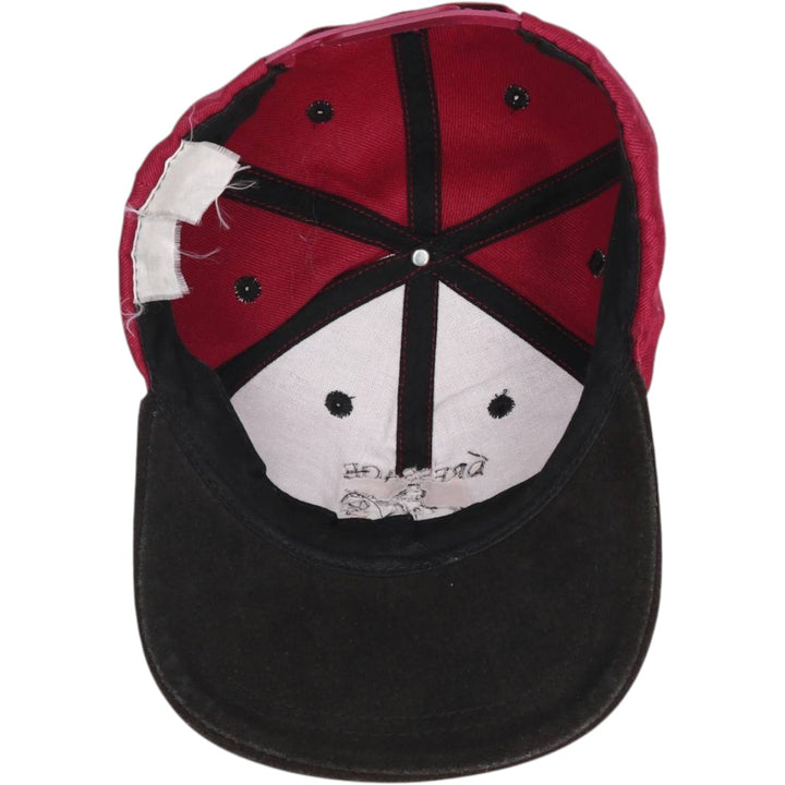 Two-tone baseball cap, 6-panel cap, one size fits all, vintage style. unclear wine-red Vintage Second Hand