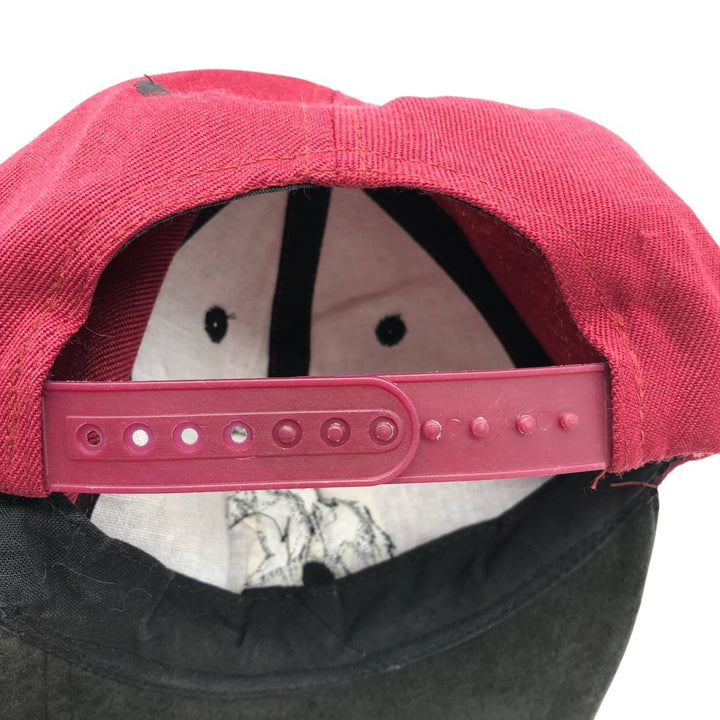 Two-tone baseball cap, 6-panel cap, one size fits all, vintage style. unclear wine-red Vintage Second Hand