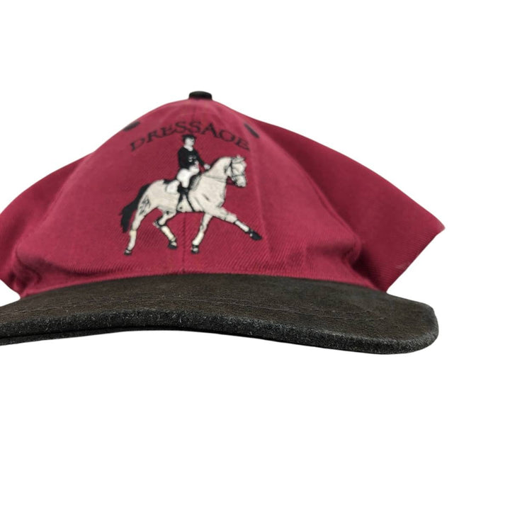 Two-tone baseball cap, 6-panel cap, one size fits all, vintage style. unclear wine-red Vintage Second Hand