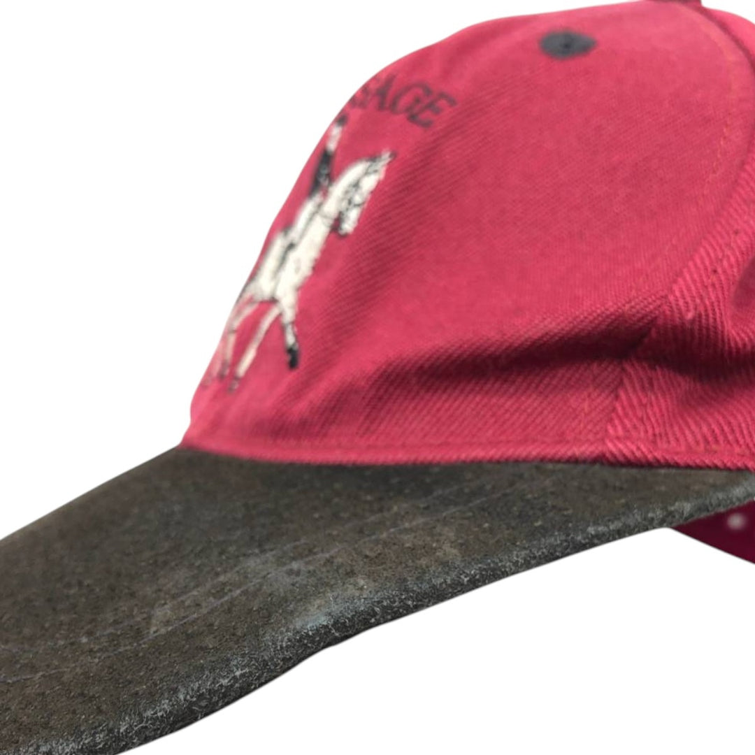 Two-tone baseball cap, 6-panel cap, one size fits all, vintage style. unclear wine-red Vintage Second Hand