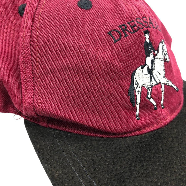 Two-tone baseball cap, 6-panel cap, one size fits all, vintage style. unclear wine-red Vintage Second Hand
