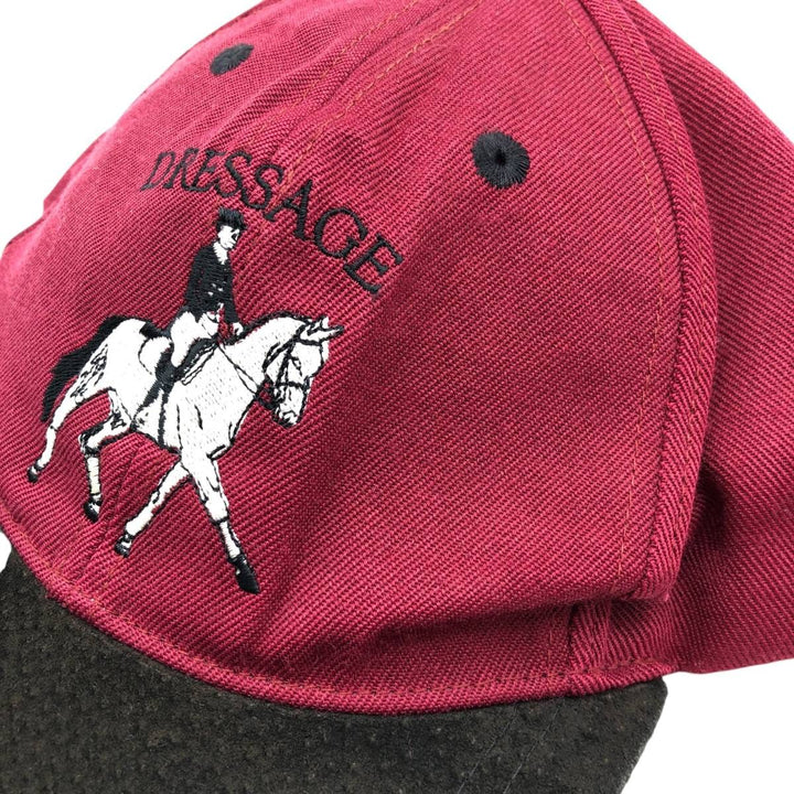 Two-tone baseball cap, 6-panel cap, one size fits all, vintage style. unclear wine-red Vintage Second Hand