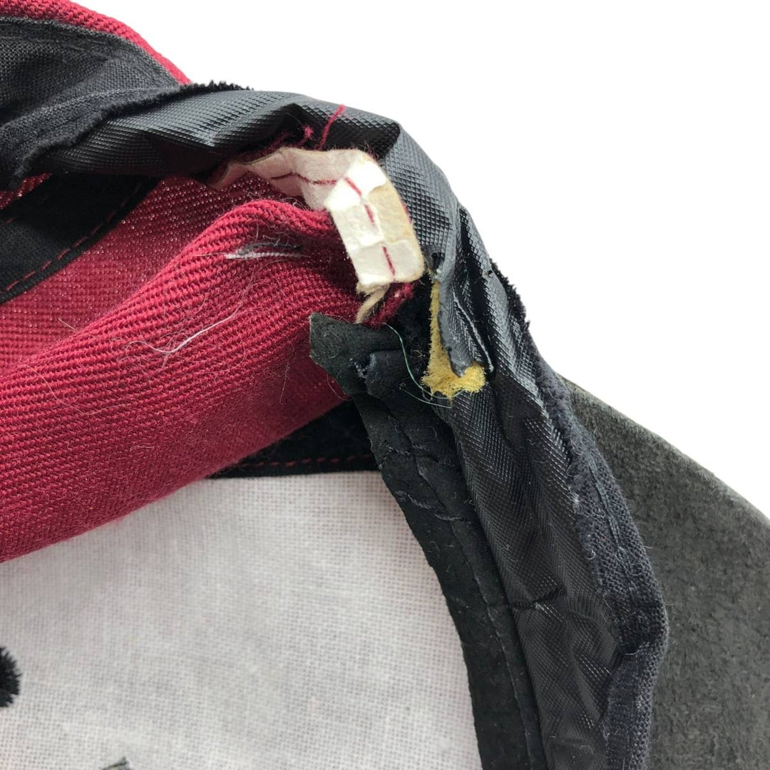 Two-tone baseball cap, 6-panel cap, one size fits all, vintage style. unclear wine-red Vintage Second Hand