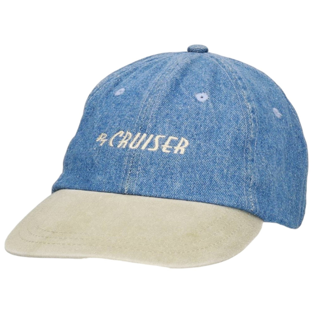 KC Caps Head Shots Two-Tone Denim Baseball Cap, 6-Panel Cap, One Size Fits All unclear blue type Vintage Second Hand