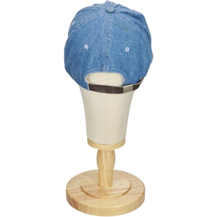 KC Caps Head Shots Two-Tone Denim Baseball Cap, 6-Panel Cap, One Size Fits All unclear blue type Vintage Second Hand