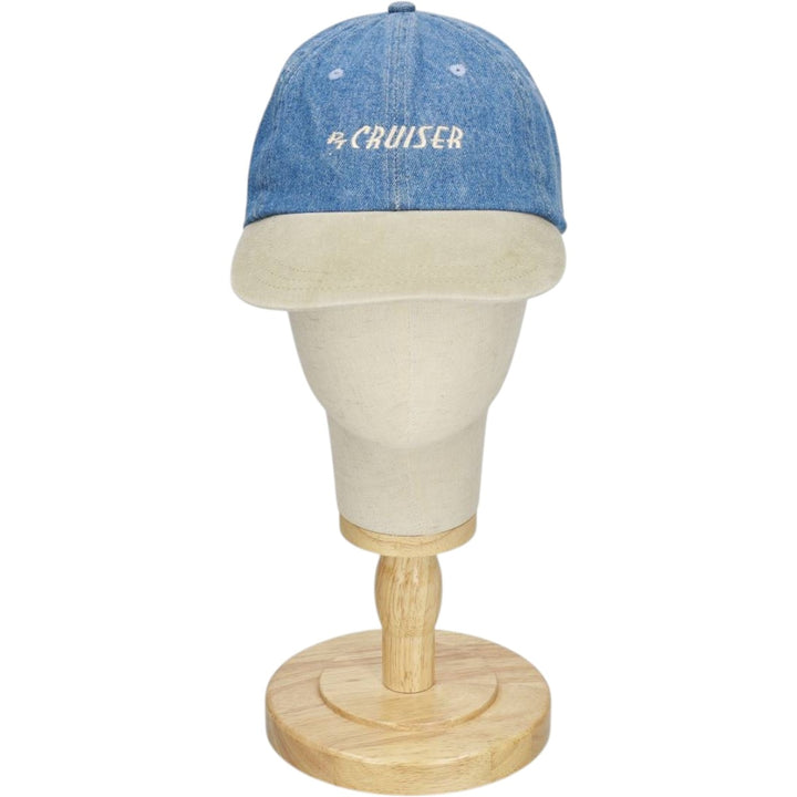 KC Caps Head Shots Two-Tone Denim Baseball Cap, 6-Panel Cap, One Size Fits All unclear blue type Vintage Second Hand