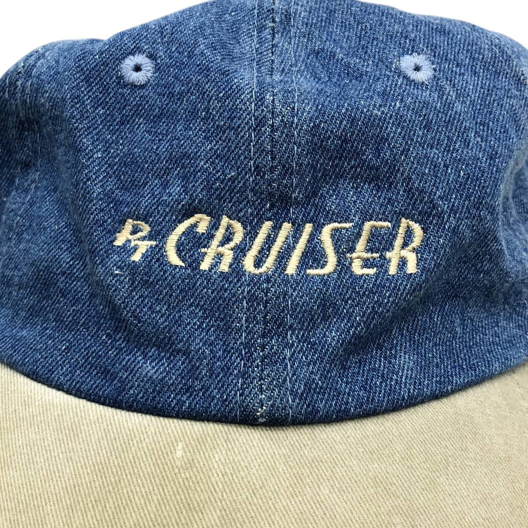 KC Caps Head Shots Two-Tone Denim Baseball Cap, 6-Panel Cap, One Size Fits All unclear blue type Vintage Second Hand