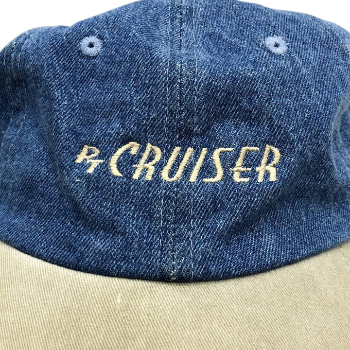 KC Caps Head Shots Two-Tone Denim Baseball Cap, 6-Panel Cap, One Size Fits All unclear blue type Vintage Second Hand