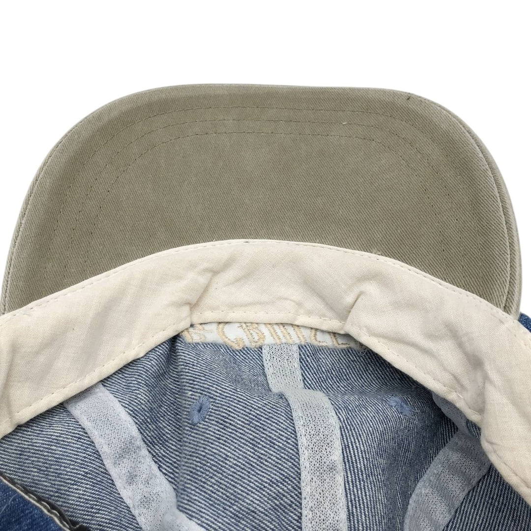 KC Caps Head Shots Two-Tone Denim Baseball Cap, 6-Panel Cap, One Size Fits All unclear blue type Vintage Second Hand
