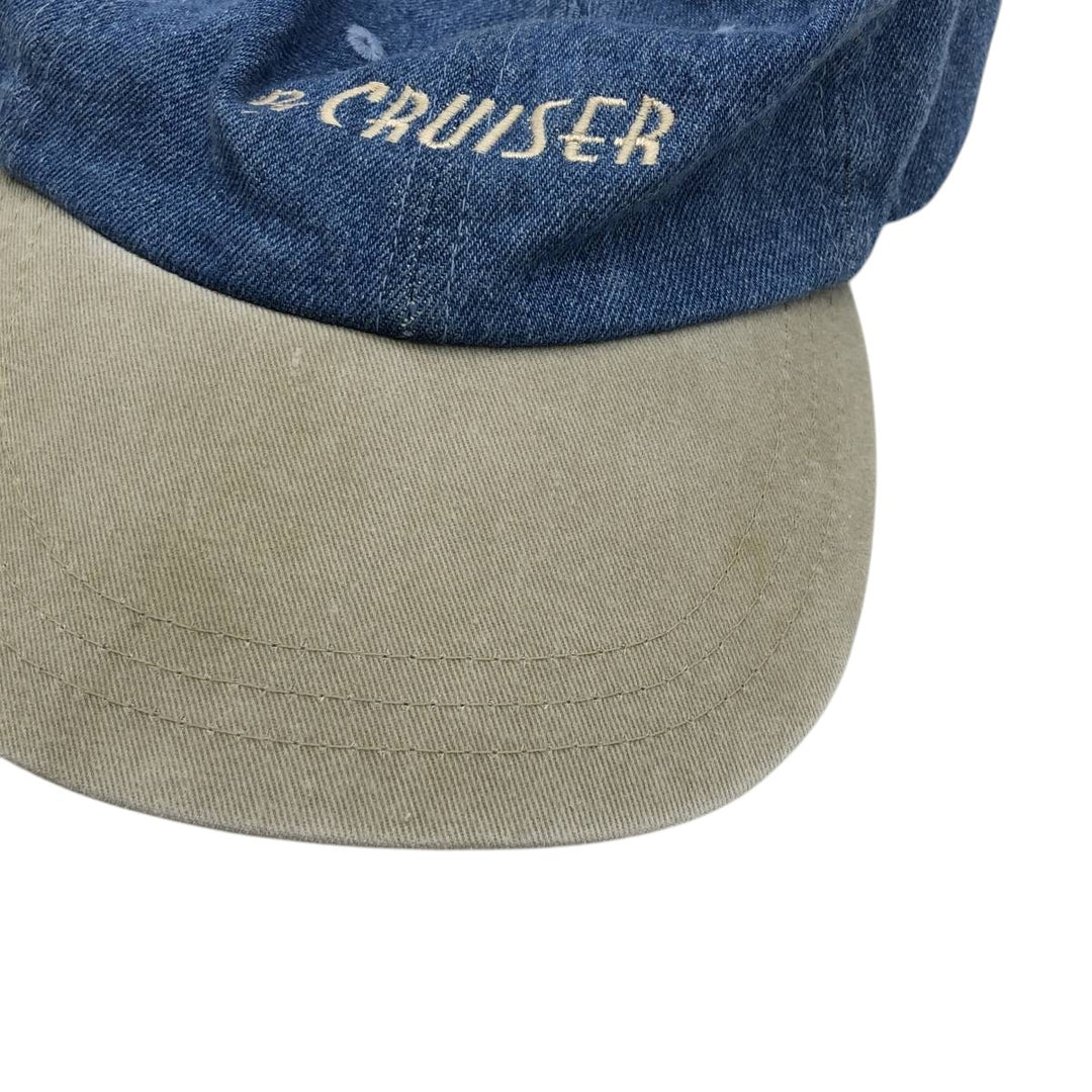 KC Caps Head Shots Two-Tone Denim Baseball Cap, 6-Panel Cap, One Size Fits All unclear blue type Vintage Second Hand