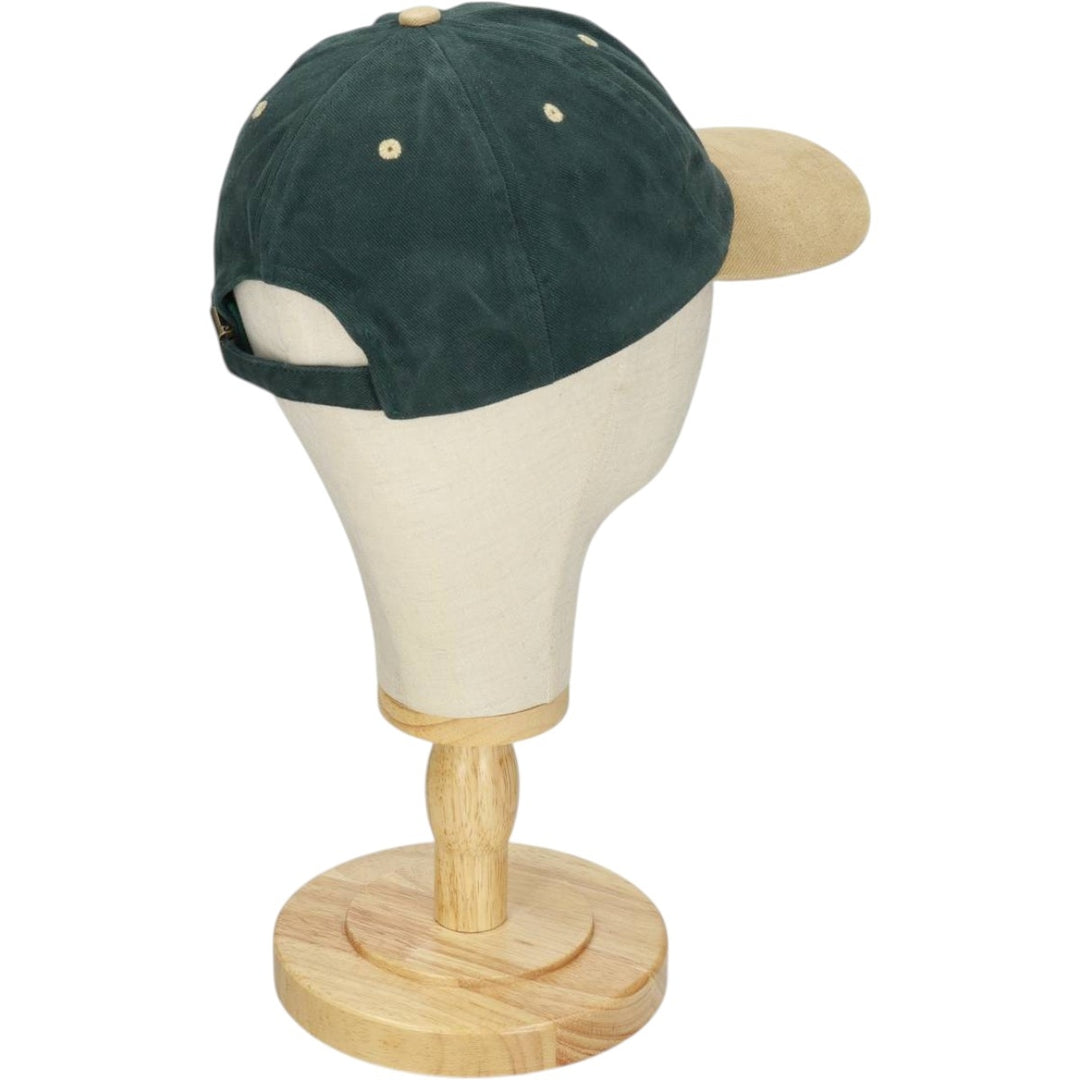 90'S Head To Toe Capitol City Brewing Company Two-Tone Advertising Baseball Cap 6-Panel Cap unclear dark green Vintage Second Hand
