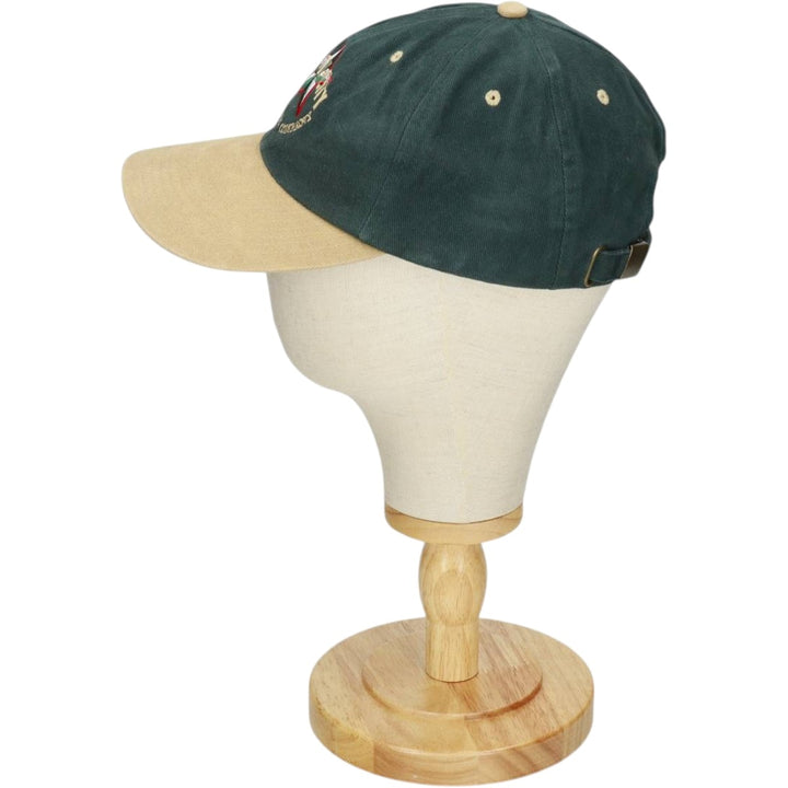 90'S Head To Toe Capitol City Brewing Company Two-Tone Advertising Baseball Cap 6-Panel Cap unclear dark green Vintage Second Hand