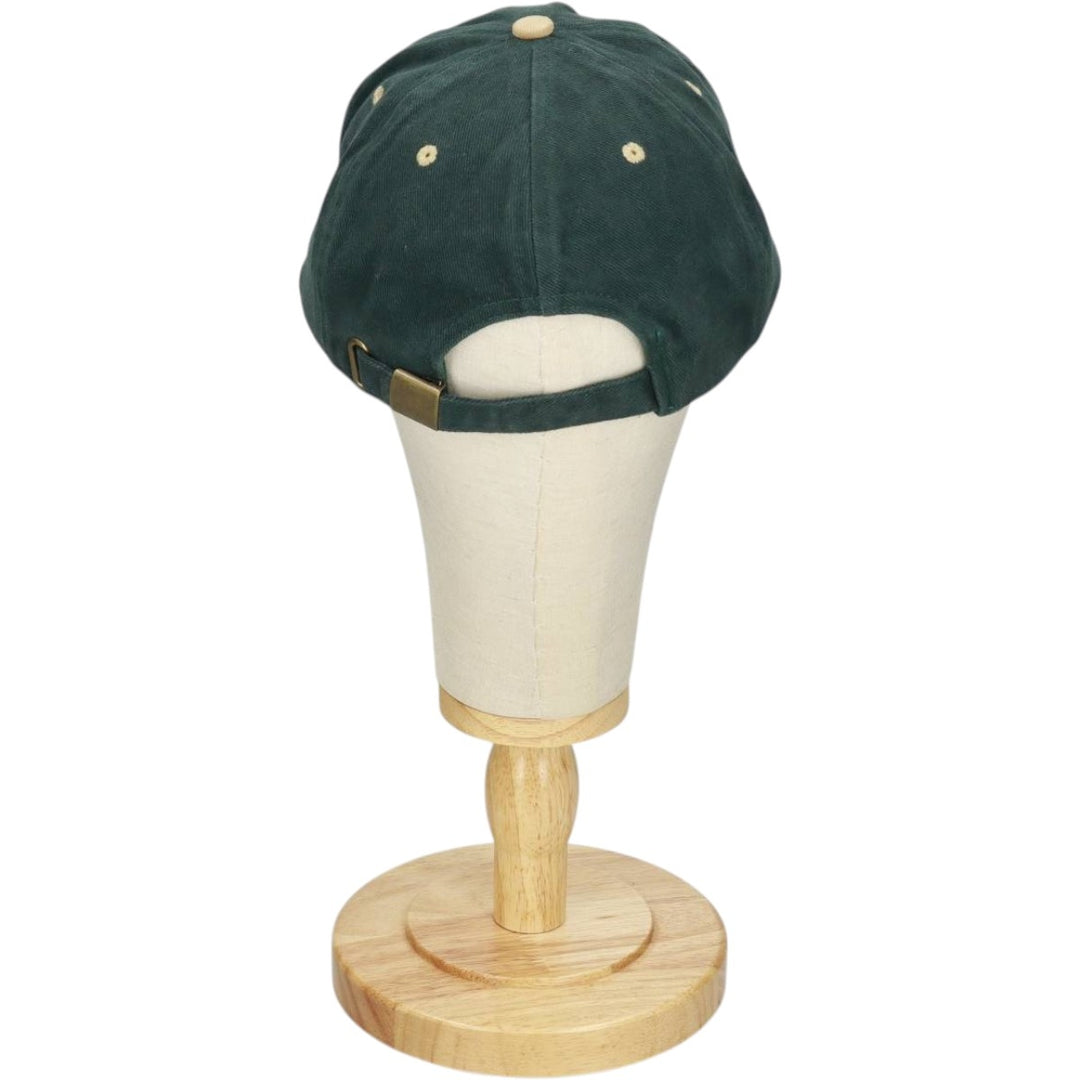 90'S Head To Toe Capitol City Brewing Company Two-Tone Advertising Baseball Cap 6-Panel Cap unclear dark green Vintage Second Hand