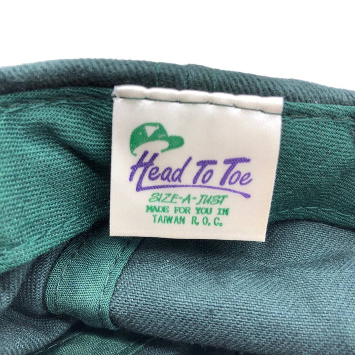 90'S Head To Toe Capitol City Brewing Company Two-Tone Advertising Baseball Cap 6-Panel Cap unclear dark green Vintage Second Hand