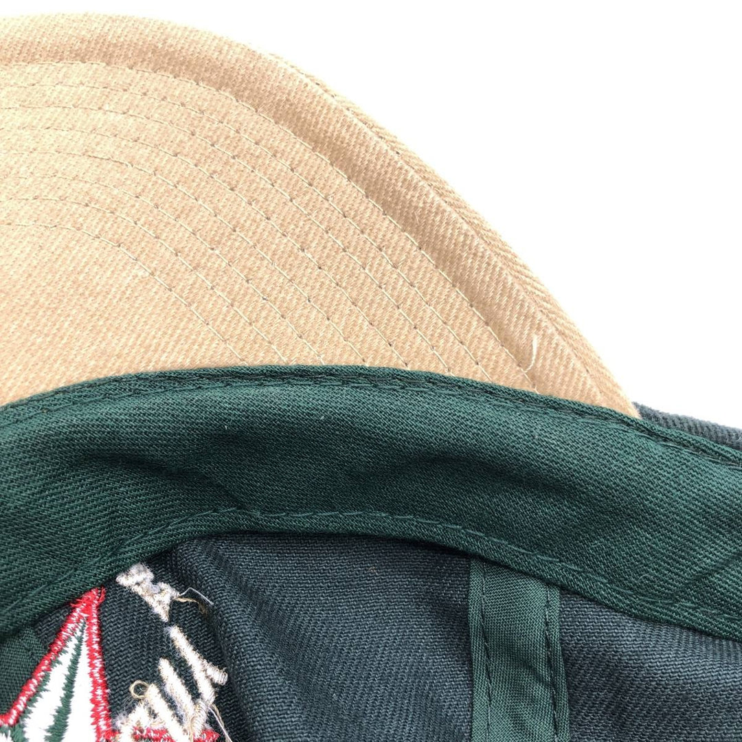 90'S Head To Toe Capitol City Brewing Company Two-Tone Advertising Baseball Cap 6-Panel Cap unclear dark green Vintage Second Hand