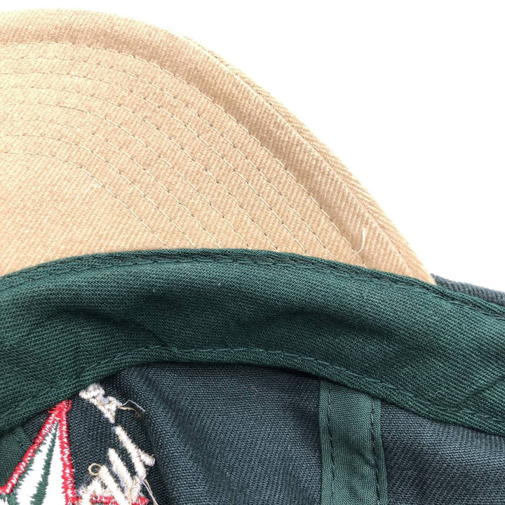 90'S Head To Toe Capitol City Brewing Company Two-Tone Advertising Baseball Cap 6-Panel Cap unclear dark green Vintage Second Hand