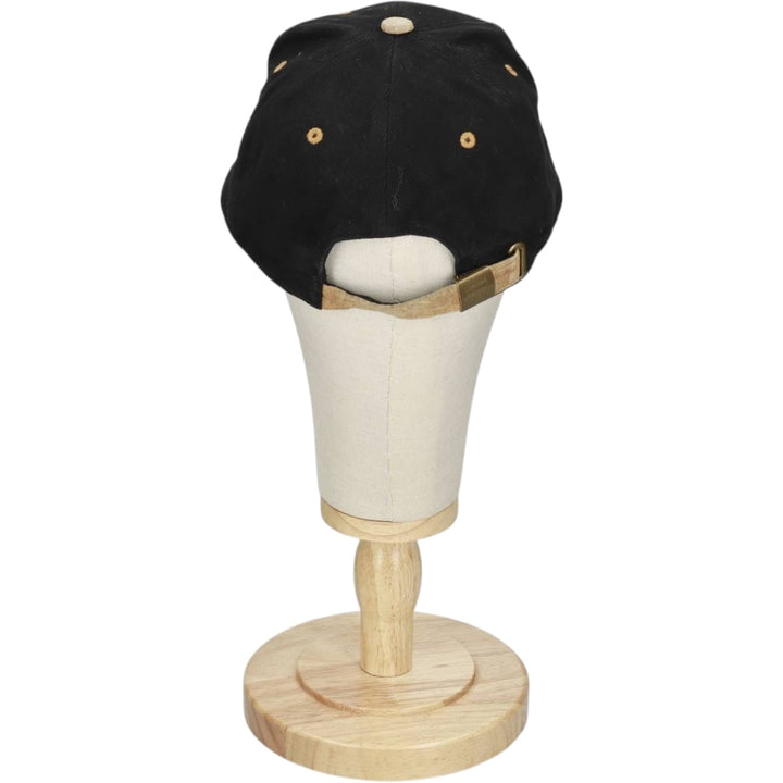 SWISS MILITARY Leather Brim Baseball Cap, 6-Panel Cap, One Size Fits All unclear black type Vintage Second Hand
