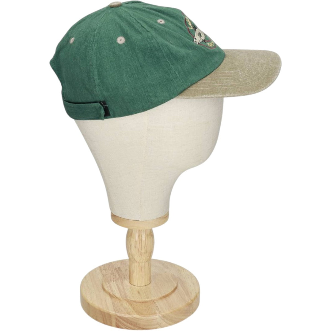 Ski Country Imports The Lobster House Fish Print Two-Tone Advertising Baseball Cap 6-Panel Cap cotton Green type dark green Vintage Second Hand