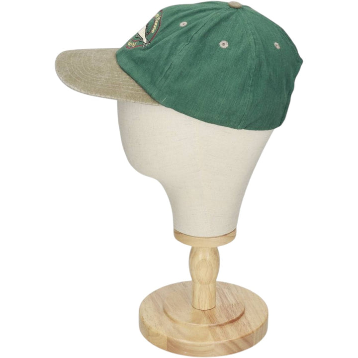 Ski Country Imports The Lobster House Fish Print Two-Tone Advertising Baseball Cap 6-Panel Cap cotton Green type dark green Vintage Second Hand