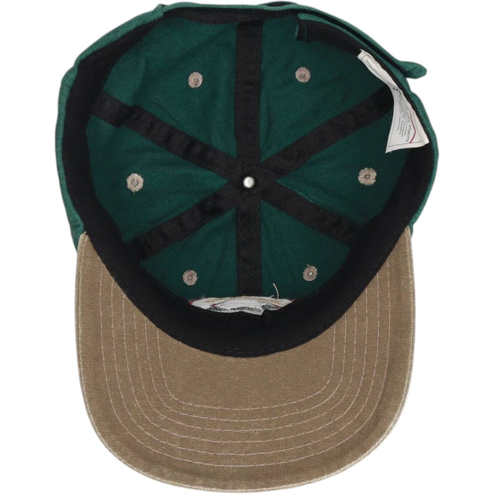 Ski Country Imports The Lobster House Fish Print Two-Tone Advertising Baseball Cap 6-Panel Cap cotton Green type dark green Vintage Second Hand