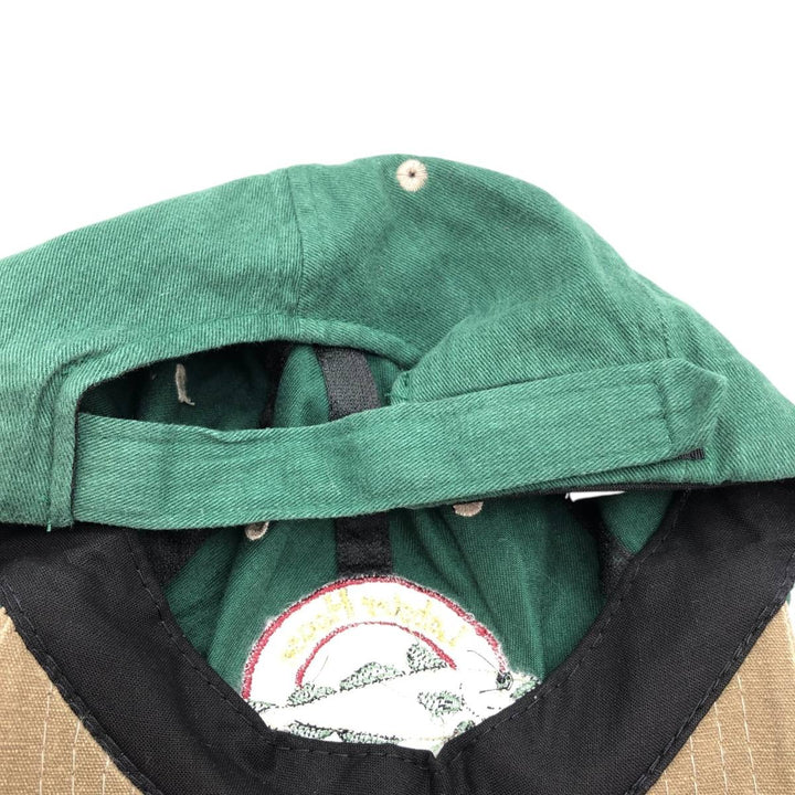 Ski Country Imports The Lobster House Fish Print Two-Tone Advertising Baseball Cap 6-Panel Cap cotton Green type dark green Vintage Second Hand